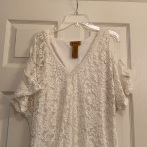 Wrangler lace off the shoulder dress